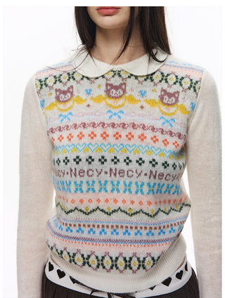 [NECY] Mimora Fair Isle Jacquard Knit Series