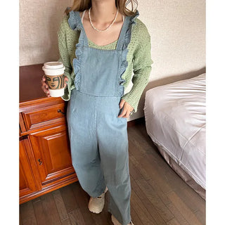 Denim overalls
