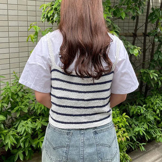 Cotton color short-sleeved shirt