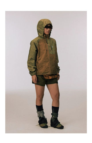[CONP] Tie-Dye Outdoor Hooded Nylon Jacket