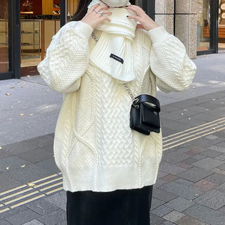 Rib-knit scarf
