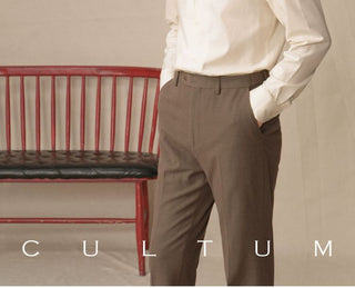 [CULTUM] Italian One-Piece Collar Brushed Shirt
