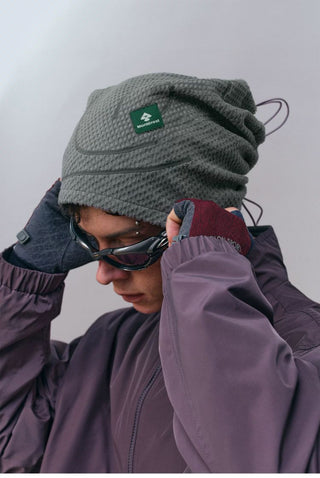 [Monterest] Fleece Beanie with Dual Track Drawstring