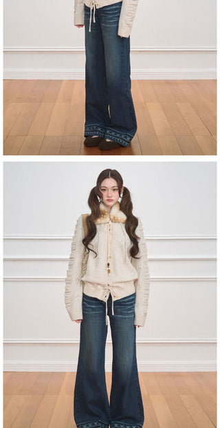 [NECY] Love Drawstring Hoodie Cardigan (2color)