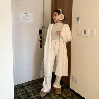 Soft long cardigan