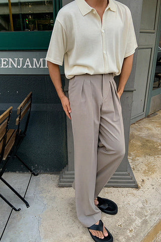 Casual Loose Wide-Leg Fit Pants