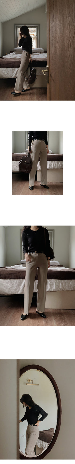 (basic/long) Straight slacks - 4 sizes