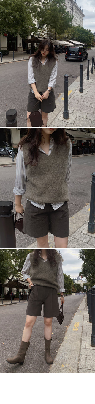 Winter Peach Fleece-Lined Half Pants - 3 Sizes