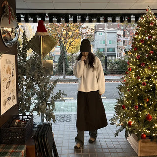 Half-zip fleece anorak