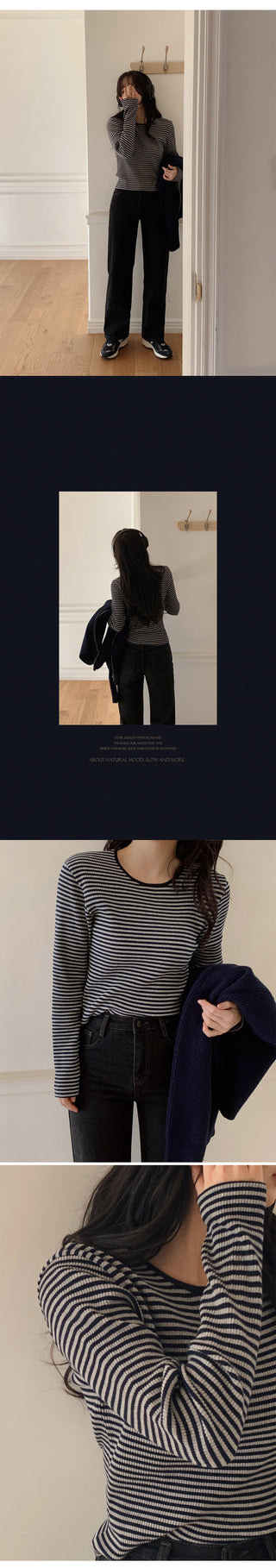 Striped T-shirt - 3 colors