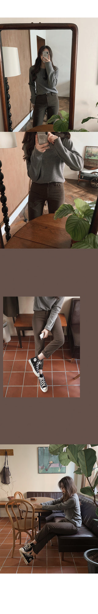 Winter brushed T-shirt - 5 colors
