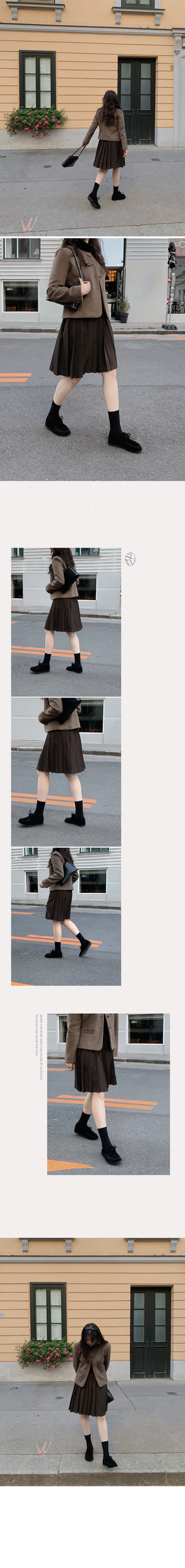 #LENTO. Mocca suede Shoes-3color