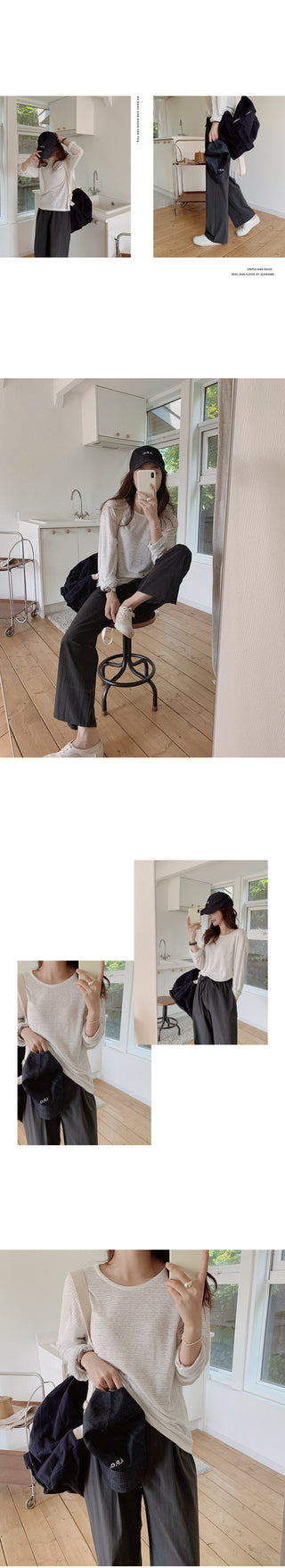 (basic/long) Cool wide pants - 4 colors