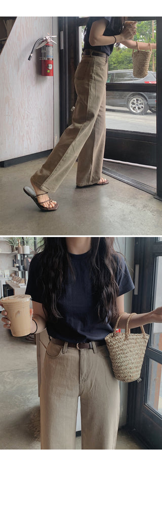Women's plain cotton t-shirts, 7 colors
