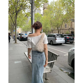 2-way short T-shirt