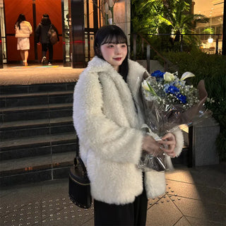 Boa Collar Oversized Jacket