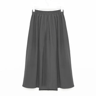 Pintuck pleated long skirt