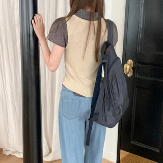 Rib-knit sleeveless top
