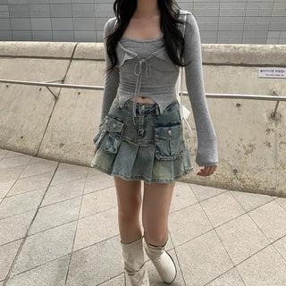 Ribbon Strap Bolero T-Shirt