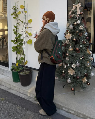 Boa fleece half-button anorak