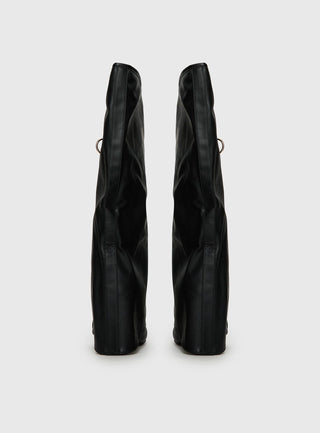 Ritz Knee High Boots Black
