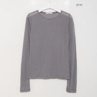 Slim layered T-shirt