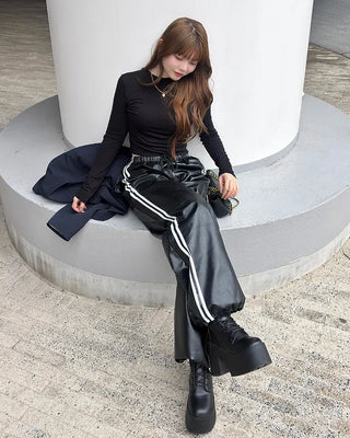 Basic Round Long Sleeve T-Shirt