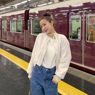 Crop Blouson Jumper