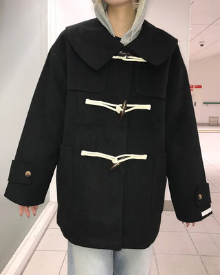 Duffle half coat