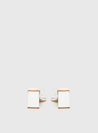 The Becka Heels White