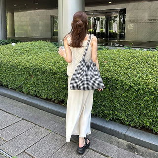 Checkered eco bag