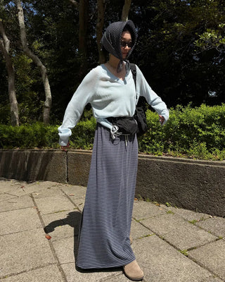 Summer V-neck knit