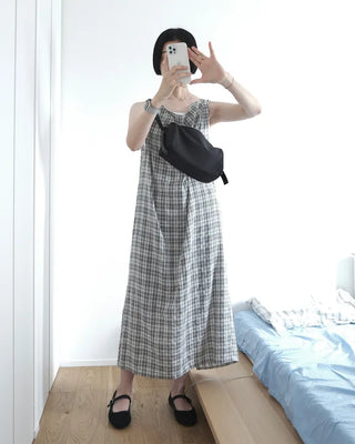 Drape neck long dress