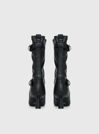 Therapy Kimme Sock Boots Black