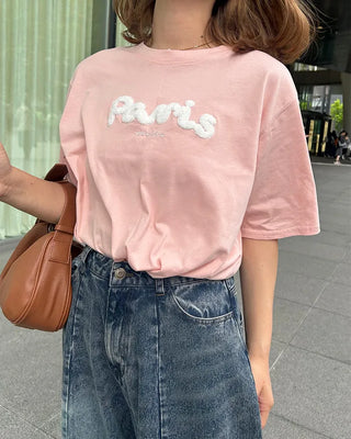 Lettering Short-Sleeved T-Shirt