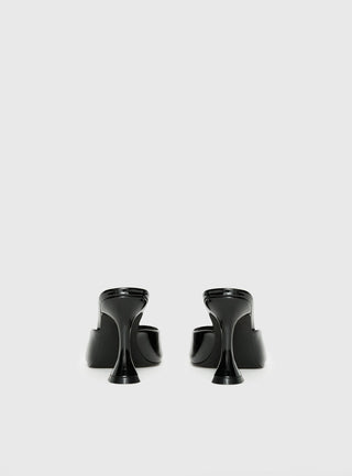 Let Love In Peep Toe Heels Black