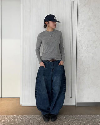 Basic long-sleeve T-shirt