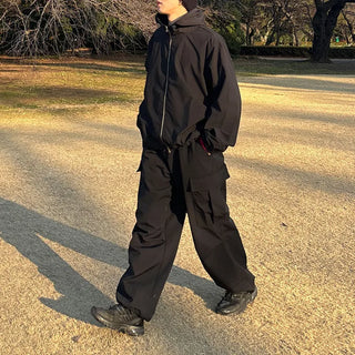 (Unisex) Cargo String Pants