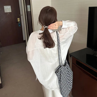 Pearl Ribbon Hair Strap