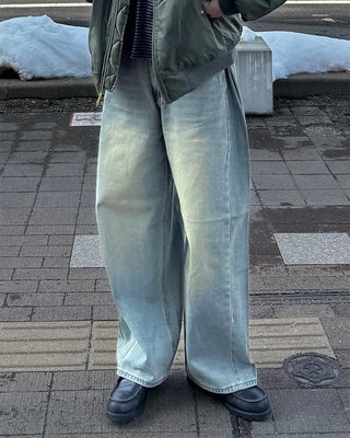 (Unisex) Fade Denim Pants