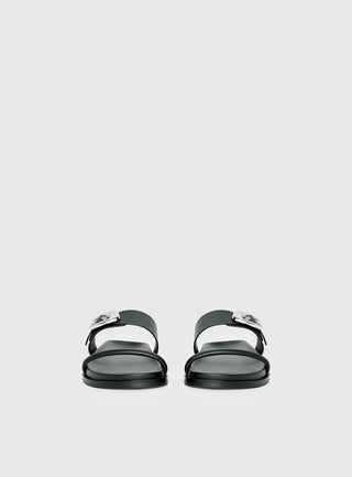 Worth It Buckle Detail Sandals Black