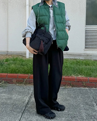 [7th Re-release] (ORIGINAL) Middle Multi-Pocket Crossbody Bag (black)