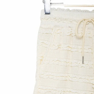 Lace waistband pants