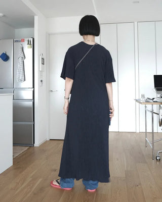 Summer pleated long dress