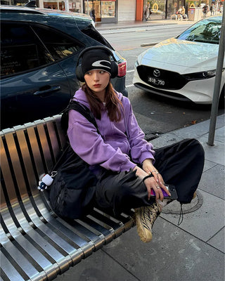 Washed Hooded Zip-Up