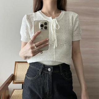Punched Ribbon Knit