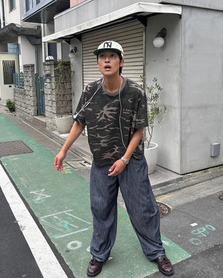 Camouflage Half-Sleeve T-Shirt
