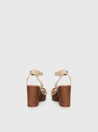 Therapy Camellia Heels Cashew