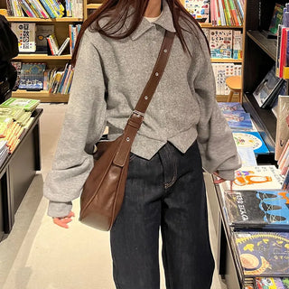 Balloon sleeve cardigan