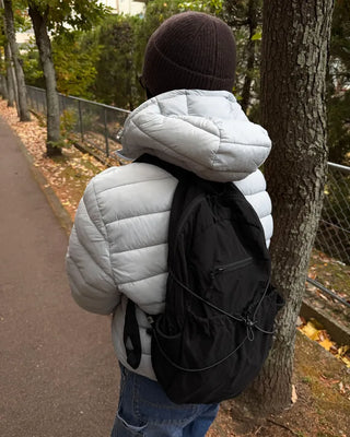 [2nd Re-release] (ORIGINAL) Light Nylon Backpack (black)